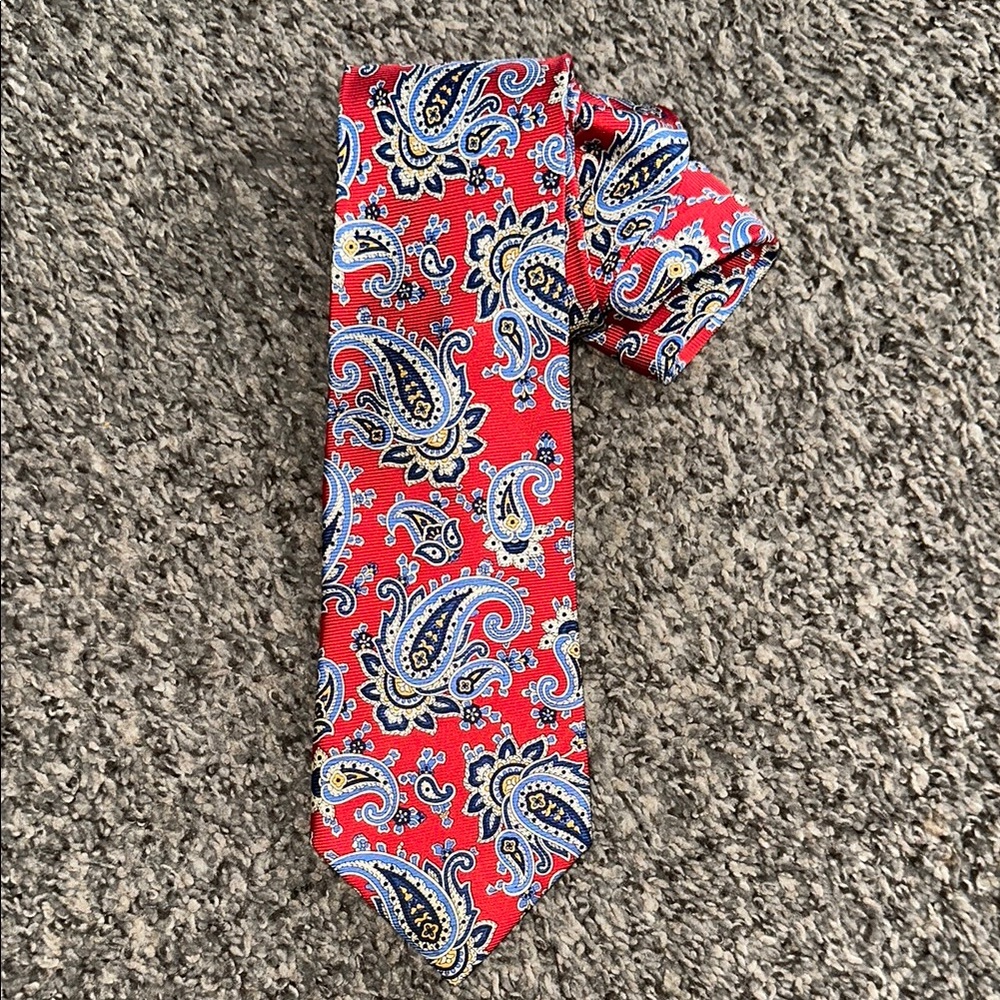 American Living Red Paisley Tie